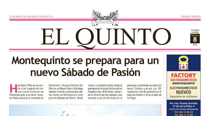 Periódico El Quinto nº 410 de 25 de marzo de 2026 Periódico El Quinto