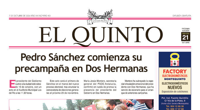 Periódico El Quinto nº 421 de 7 de octubre de 2026 Periódico El Quinto de Dos Hermanas